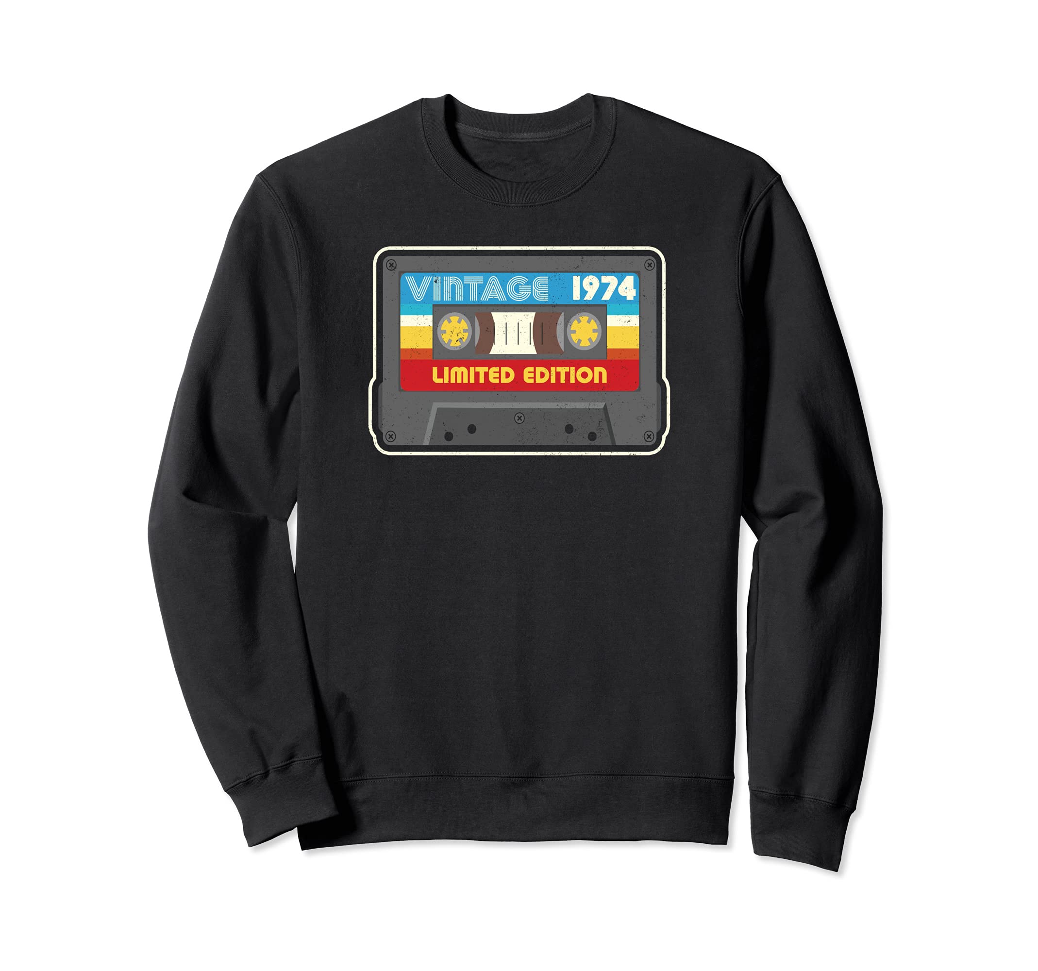 Mixtape 1974 Cassette Tape 47Th Sweatshirt - Fun Novelty Design Unisex - T-Shirt, Sweatshirt, Hoodie