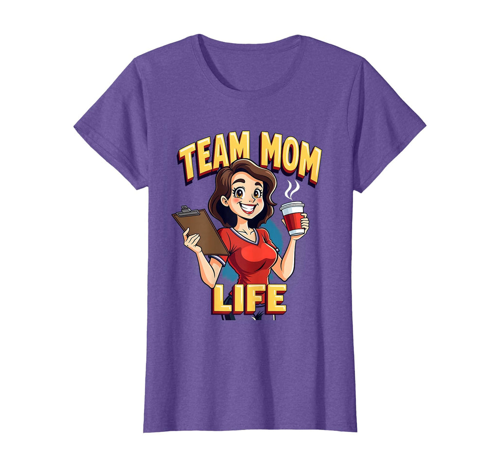 Team Mom Life Sports Mom T-Shirt - Casual Everyday Wear for Adults - T-Shirt, Sweatshirt, Hoodie