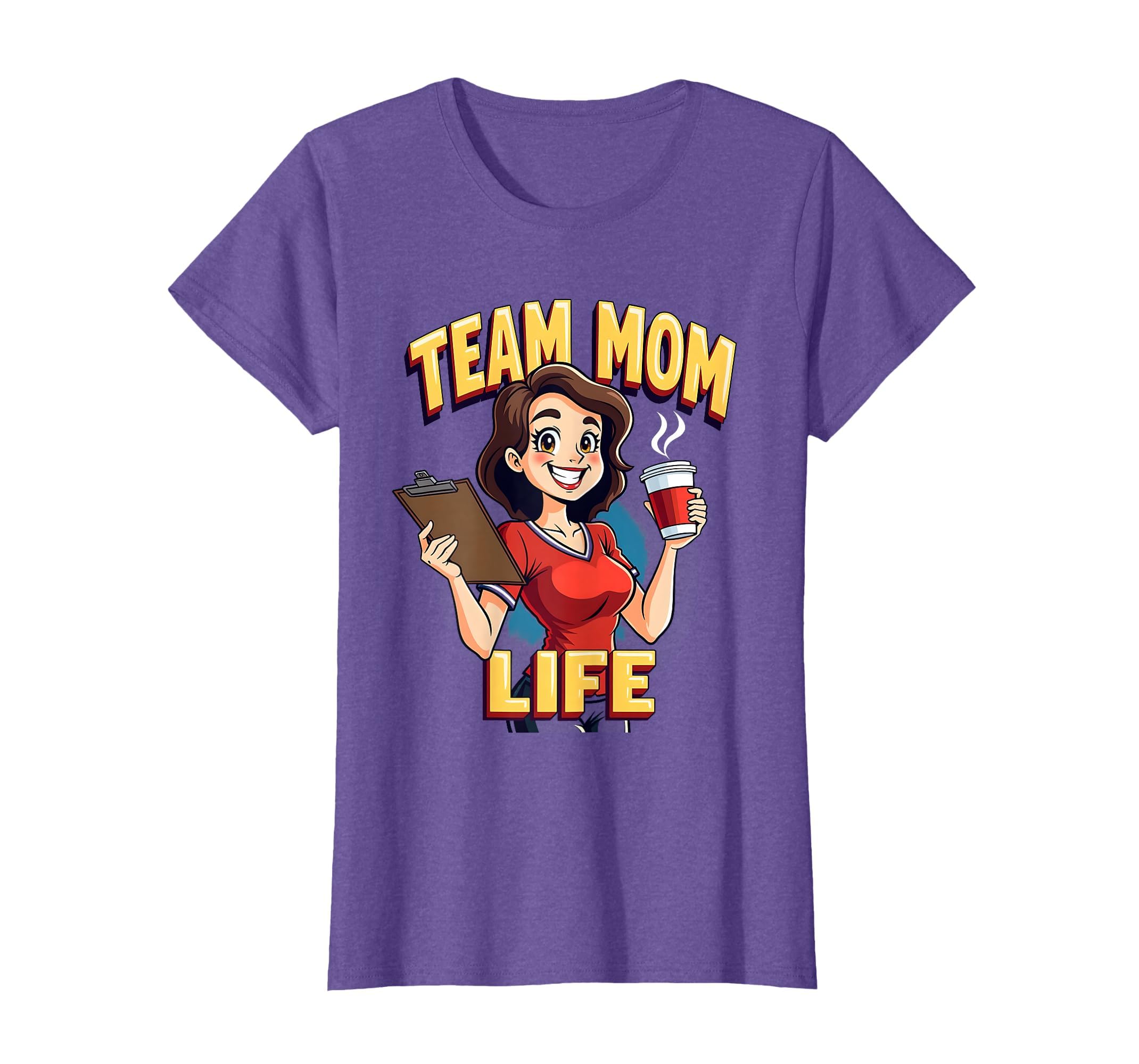 Team Mom Life Sports Mom T-Shirt - Casual Everyday Wear for Adults - T-Shirt, Sweatshirt, Hoodie