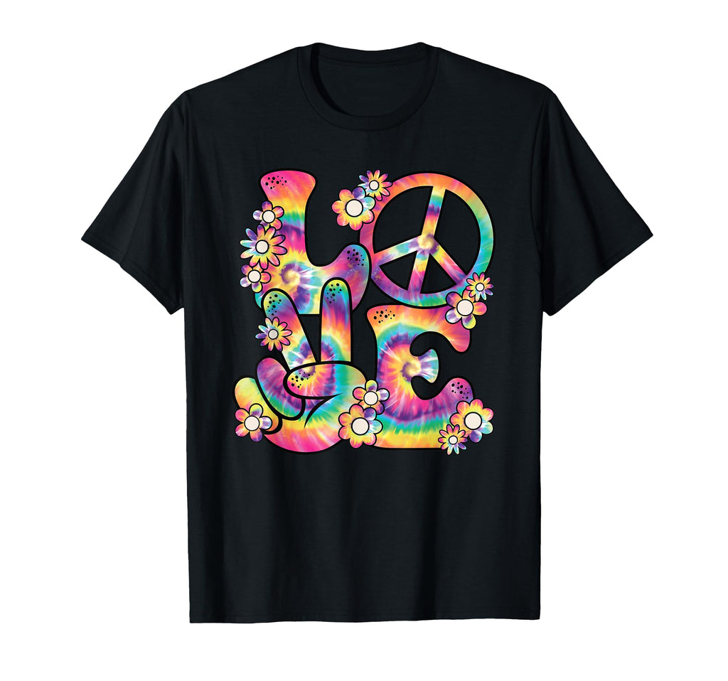 Hippie Love Peace 60S 70S Theme T-Shirt - Aesthetic Graphic Men Women - T-Shirt, Sweatshirt, Hoodie