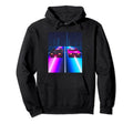 Vaporwave Car Synthwave City Vaporwave Hoodie - Fun Novelty Design Unisex - T-Shirt, Sweatshirt, Hoodie