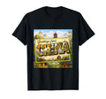 China Travel Postcard T-Shirt - Graphic Print Men Women - T-Shirt, Sweatshirt, Hoodie