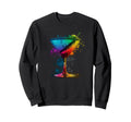 Martini Mixed Drink Colorful Sweatshirt - Casual Everyday Wear for Adults - T-Shirt, Sweatshirt, Hoodie