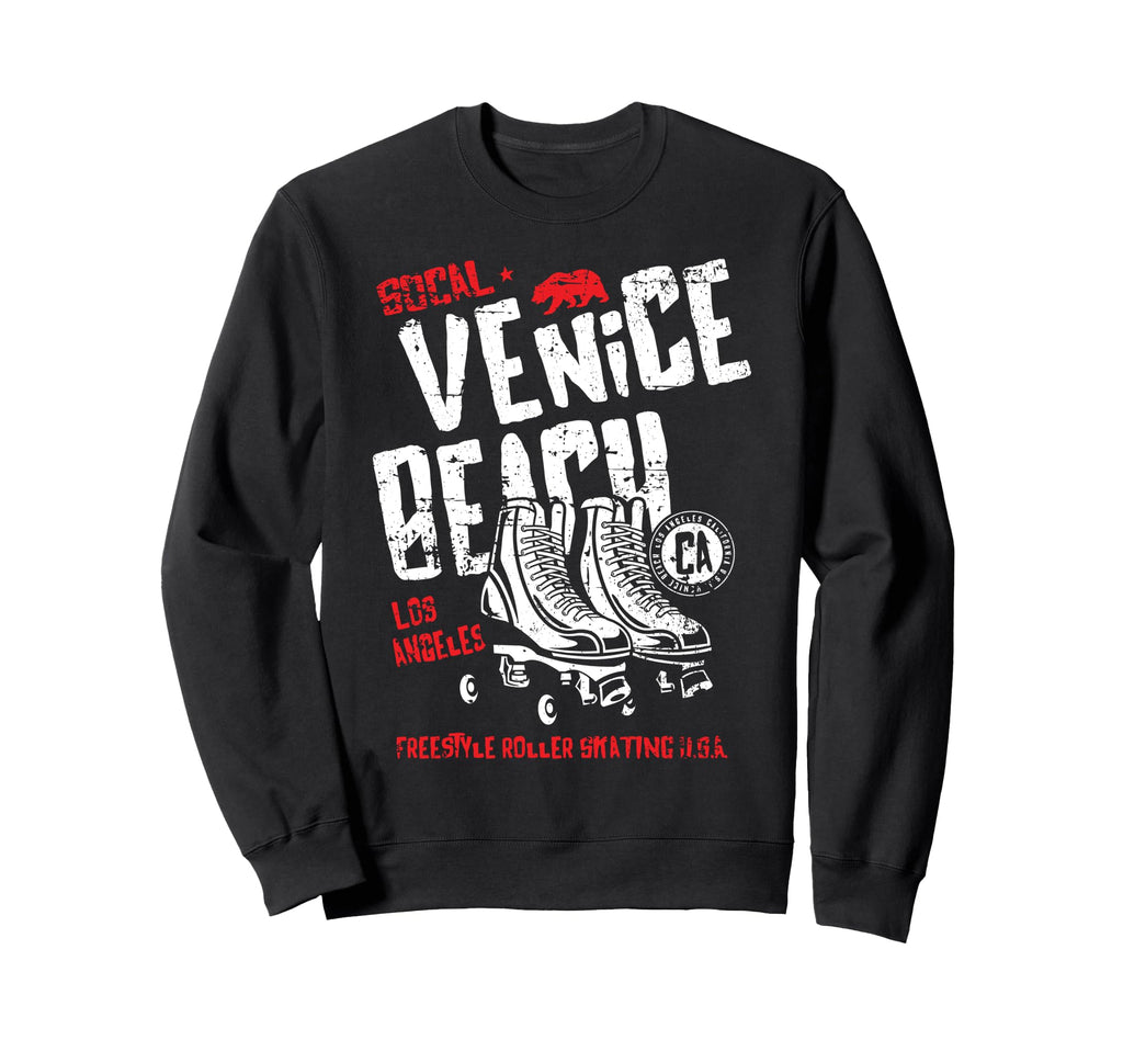 Venice Beach California Roller Skate Sweatshirt - Novelty Apparel Unisex - T-Shirt, Sweatshirt, Hoodie