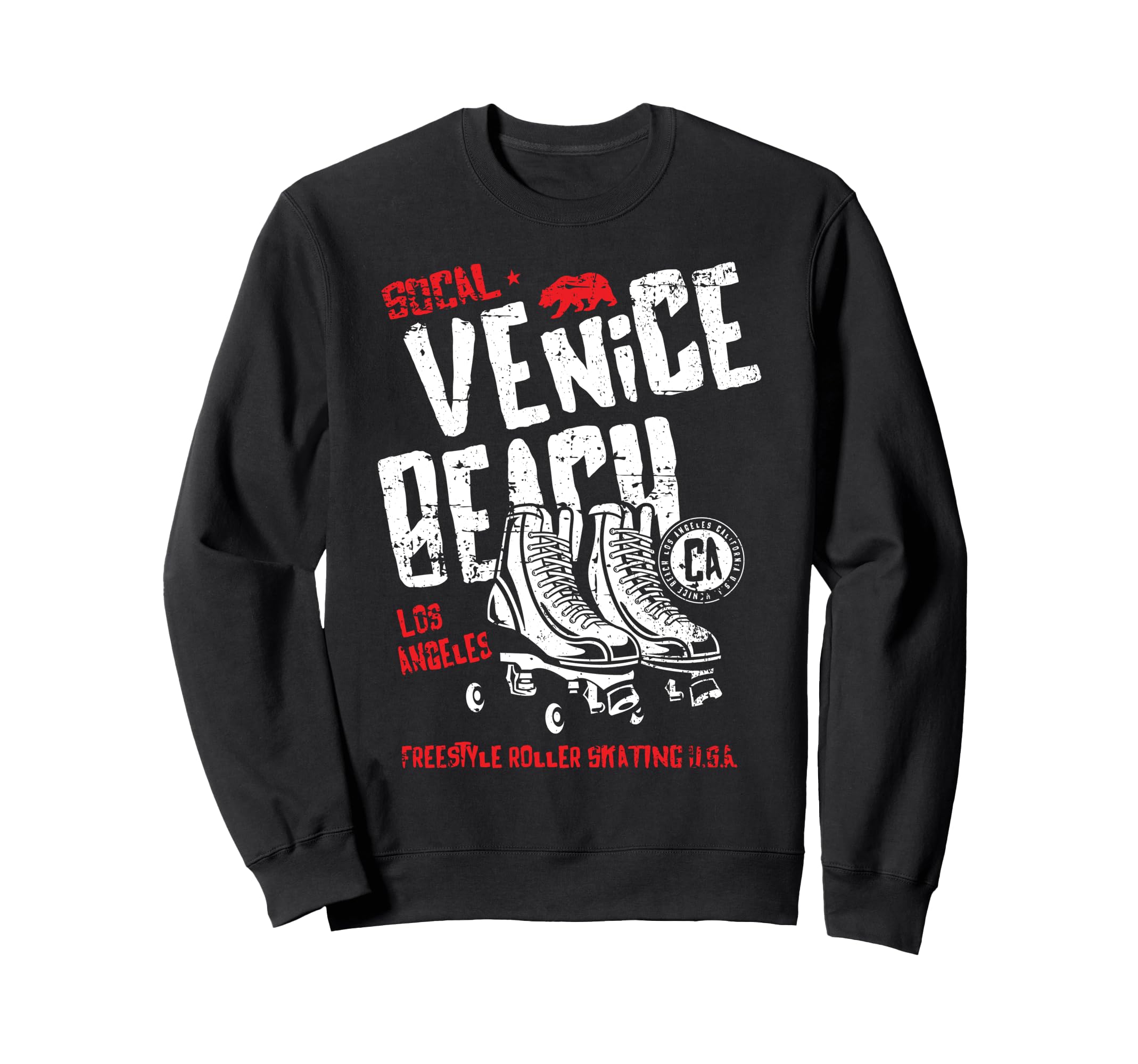 Venice Beach California Roller Skate Sweatshirt - Novelty Apparel Unisex - T-Shirt, Sweatshirt, Hoodie