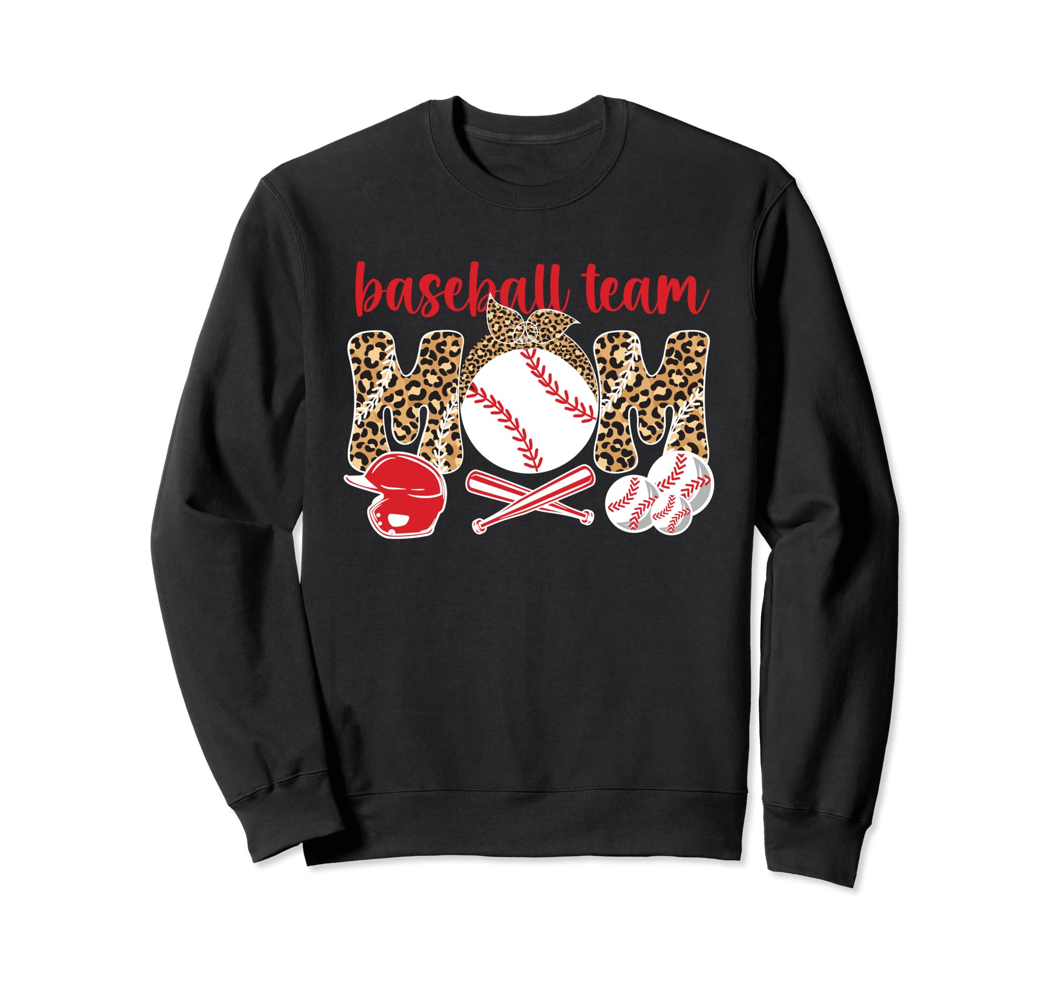 Baseball Team Mom Baseball Team Mama Sweatshirt - Trendy Graphic Unisex - T-Shirt, Sweatshirt, Hoodie