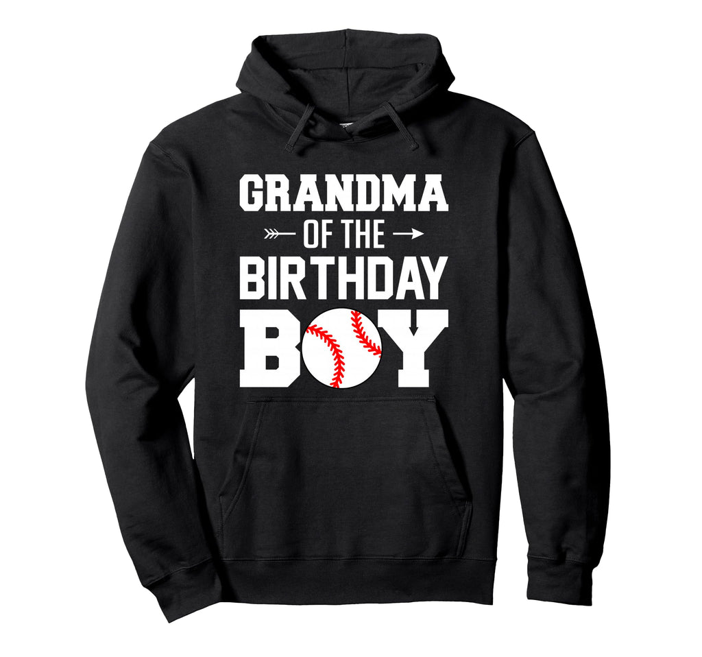 Grandma Birthday Baseball Family Matching Hoodie - Novelty Apparel Unisex - T-Shirt, Sweatshirt, Hoodie