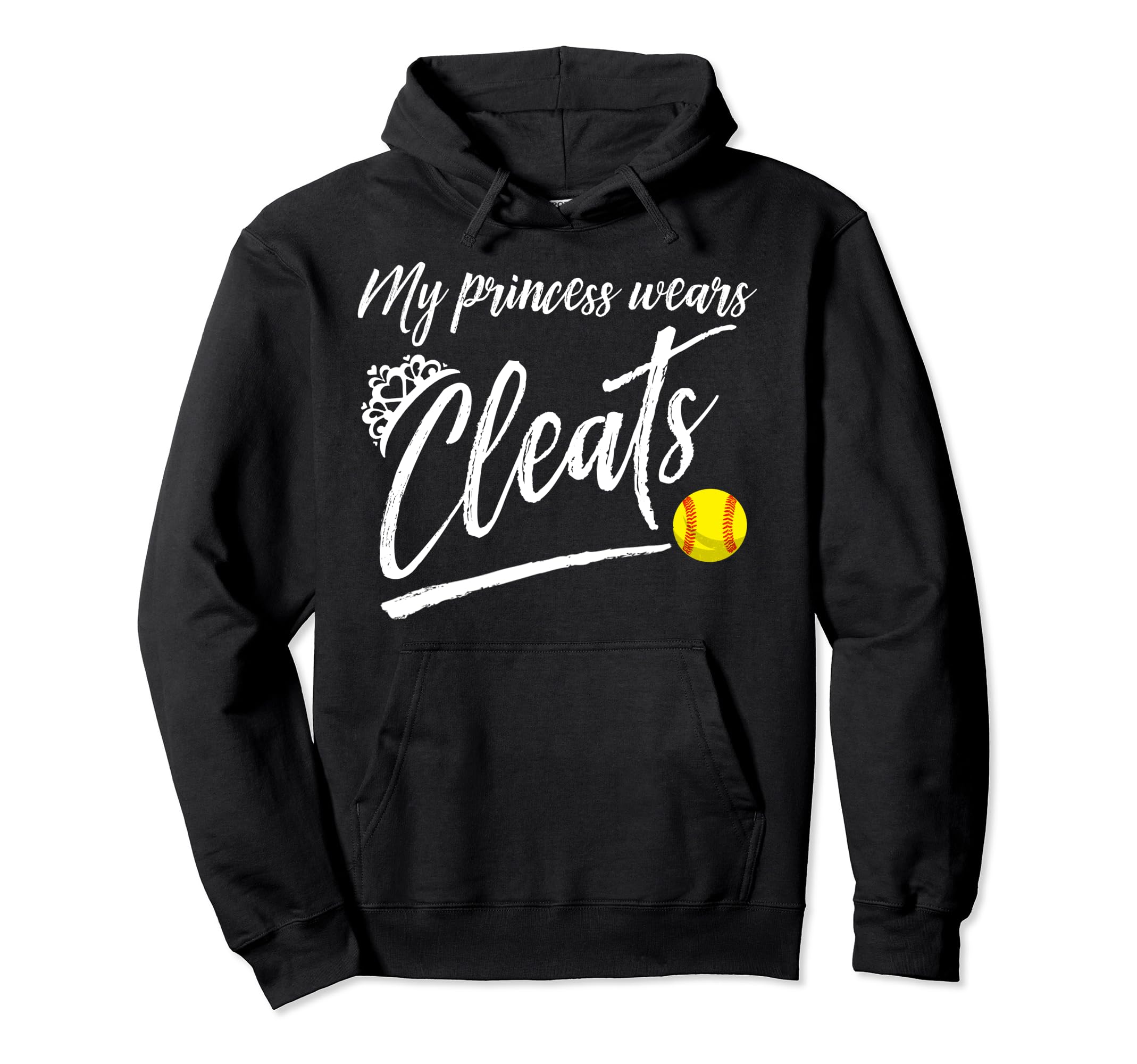 Funny My Princess Wears Cleats Gift Hoodie - Novelty Apparel Men Women - T-Shirt, Sweatshirt, Hoodie