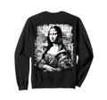 Mona Lisa Art Y2K Back Streetwear Sweatshirt - Fun Novelty Design Men Women - T-Shirt, Sweatshirt, Hoodie