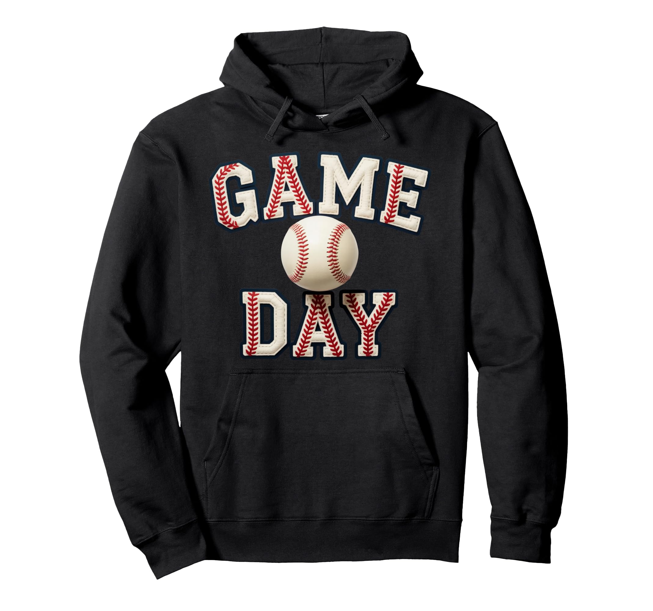 Game Day Baseball Lover Sports Mom Dad Hoodie - Minimalist Print Unisex - T-Shirt, Sweatshirt, Hoodie