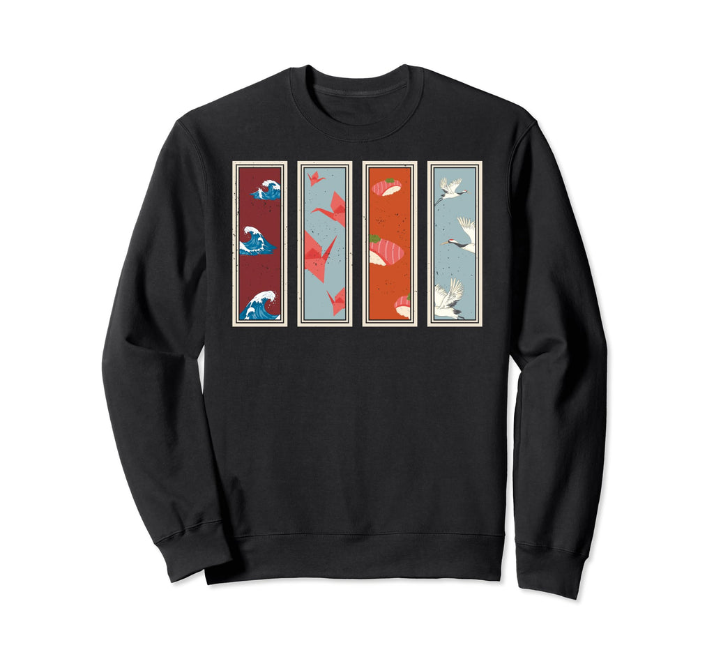 Japanese Elements Japanese Art Sweatshirt - Streetwear Style Men Women - T-Shirt, Sweatshirt, Hoodie