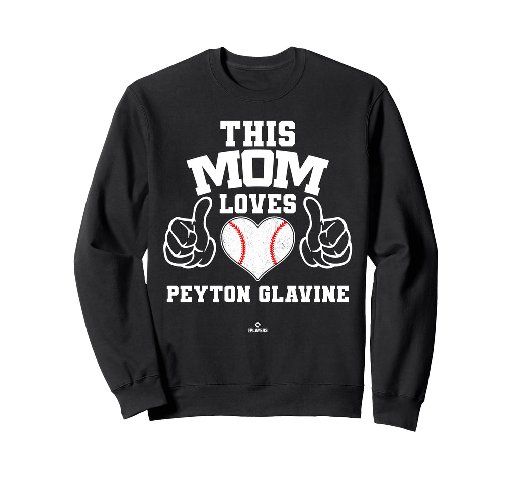 This Mom Loves Peyton Glavine Sweatshirt - Casual Everyday Wear Unisex - T-Shirt, Sweatshirt, Hoodie