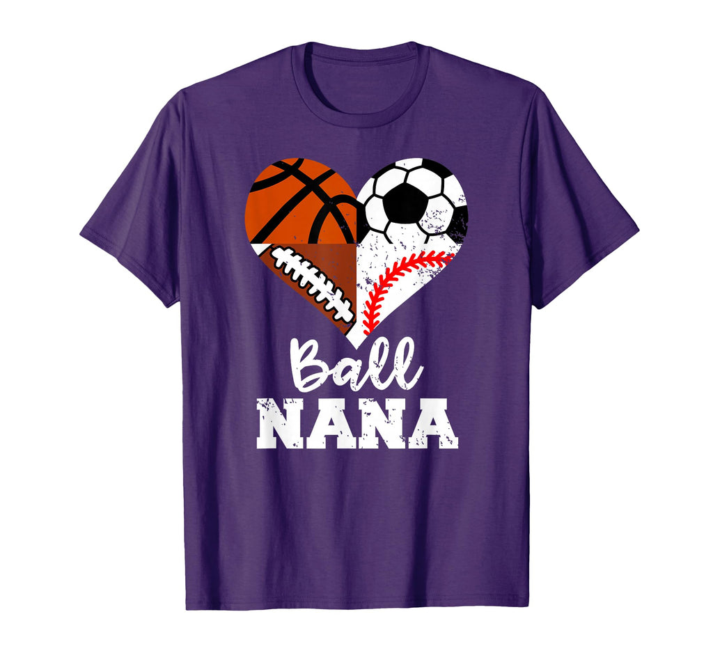 Ball Nana Funny Soccer Football T-Shirt - Trendy Graphic for Adults - T-Shirt, Sweatshirt, Hoodie