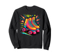 Arcade Rollerskate Rollerskater Sweatshirt - Trendy Graphic for Adults - T-Shirt, Sweatshirt, Hoodie