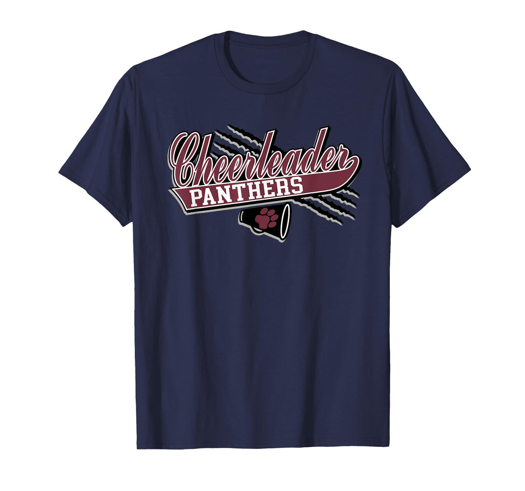 Panthers Cheerleader Cheer Mom Game T-Shirt - Custom Art Print for Adults - T-Shirt, Sweatshirt, Hoodie