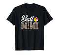 Ball Mimi Leopard Softball Baseball T-Shirt - Unique Graphic Men Women - T-Shirt, Sweatshirt, Hoodie