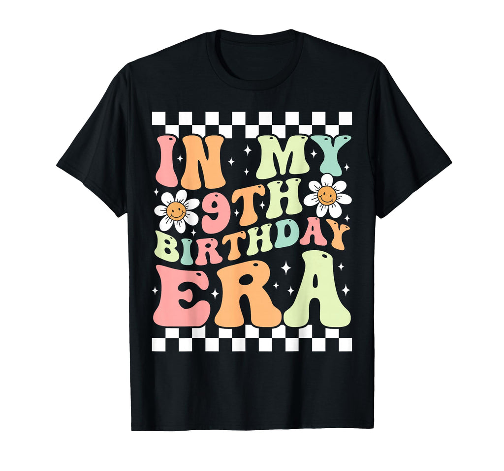 My 9Th Birthday Era Daisy Groovy 9Th T-Shirt - Unique Graphic Men Women - T-Shirt, Sweatshirt, Hoodie