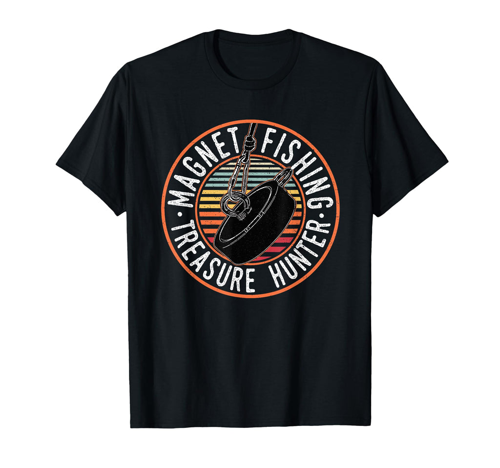Magnetic Fishing Sunset Magnet Fisher T-Shirt - Minimalist Print Men Women - T-Shirt, Sweatshirt, Hoodie