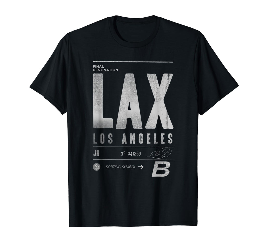 Los Angeles Distressed Lax California T-Shirt - Graphic Print Men Women - T-Shirt, Sweatshirt, Hoodie
