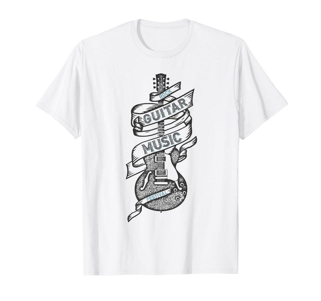 Rock Guitar Music Festival Band T-Shirt - Unique Graphic Unisex - T-Shirt, Sweatshirt, Hoodie