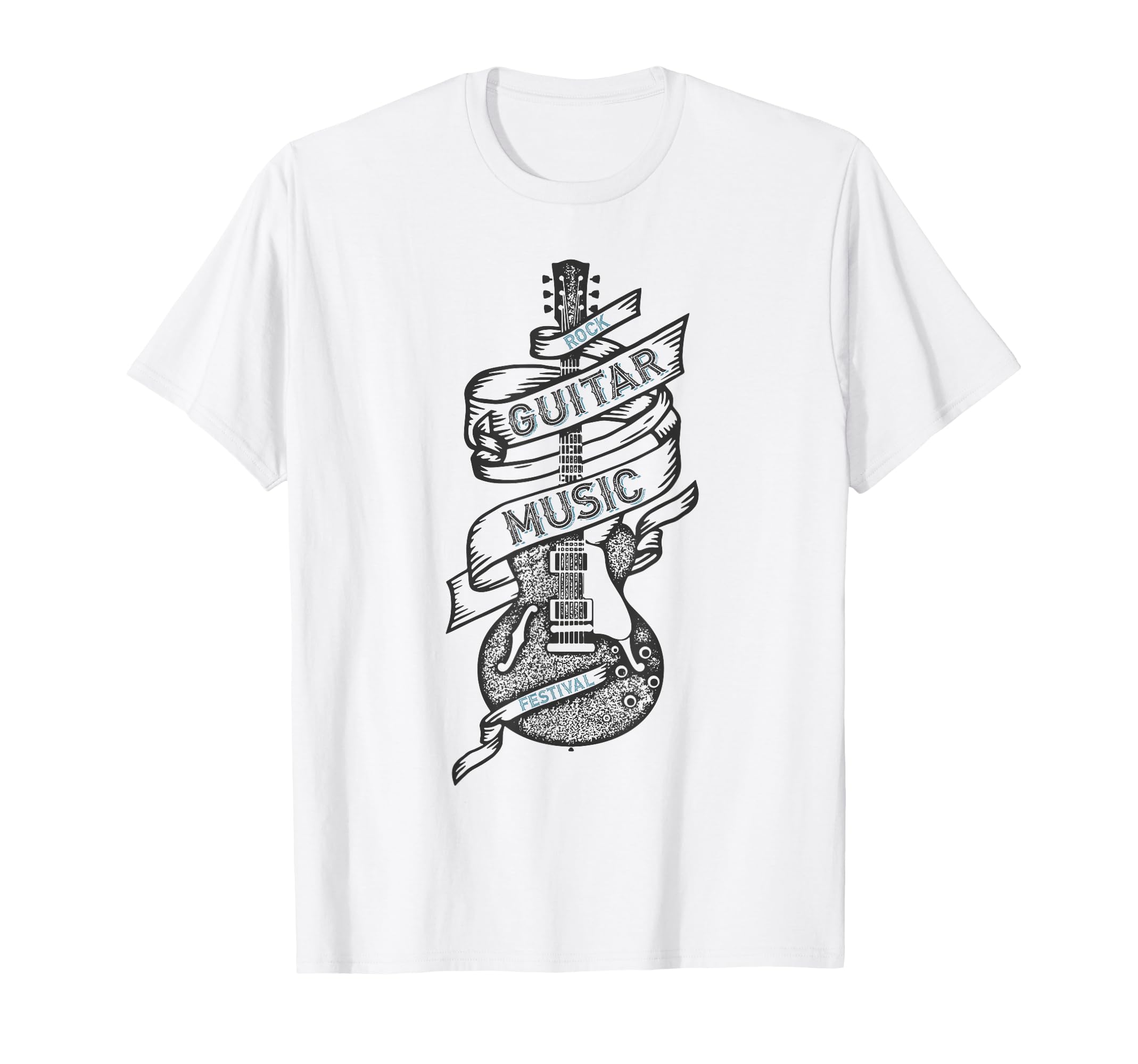 Rock Guitar Music Festival Band T-Shirt - Unique Graphic Unisex - T-Shirt, Sweatshirt, Hoodie