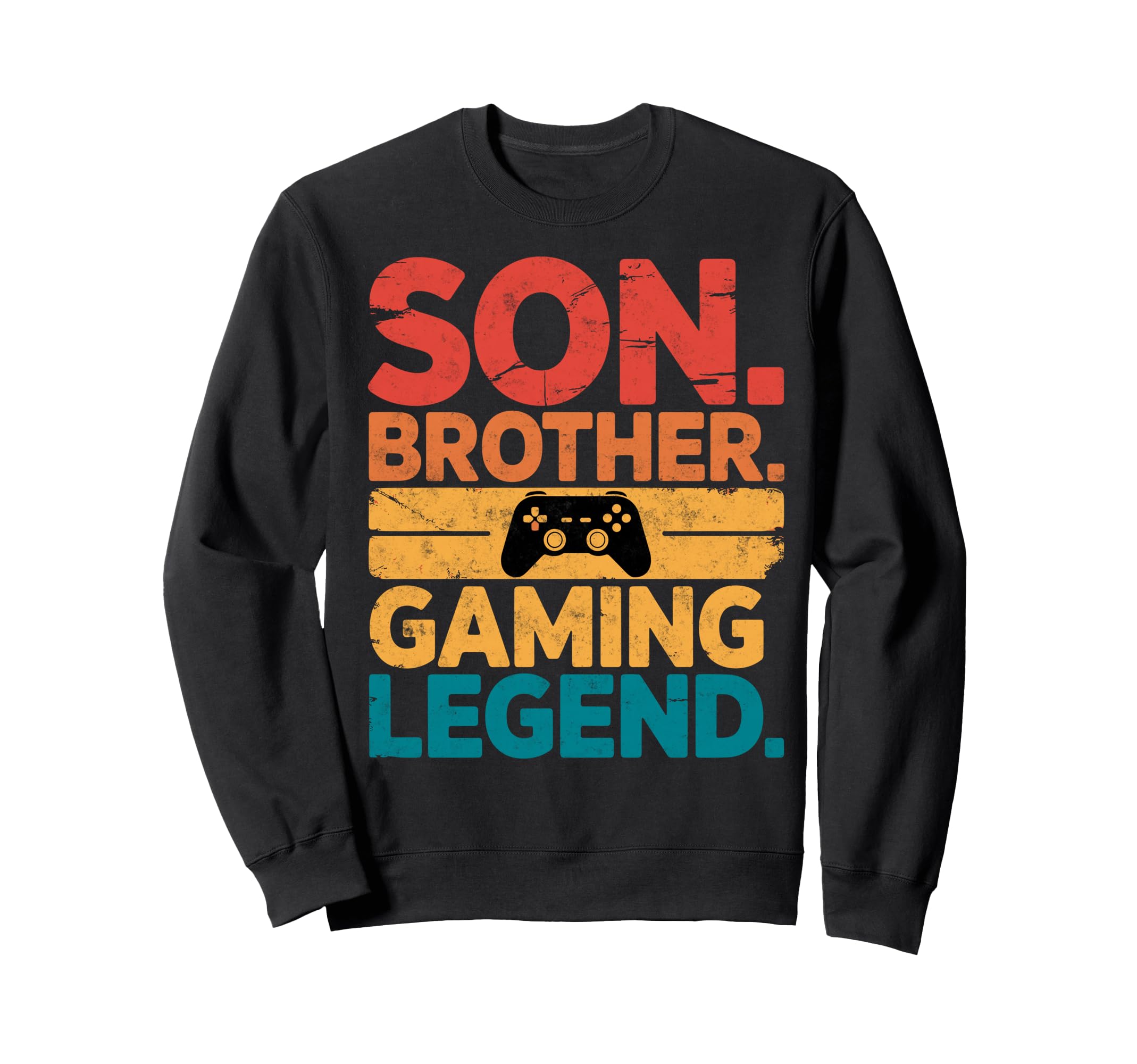 Son Brother Gamer Legend Video Sweatshirt - Minimalist Print Men Women - T-Shirt, Sweatshirt, Hoodie