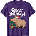 Animal Capybara Rodent Christmas Xmas - Adult & Kids T-Shirts, Sweatshirts & Hoodies apparel design preview 1