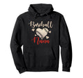 Baseball Nana Baseball Heart Nana Hoodie - Aesthetic Graphic for Adults - T-Shirt, Sweatshirt, Hoodie