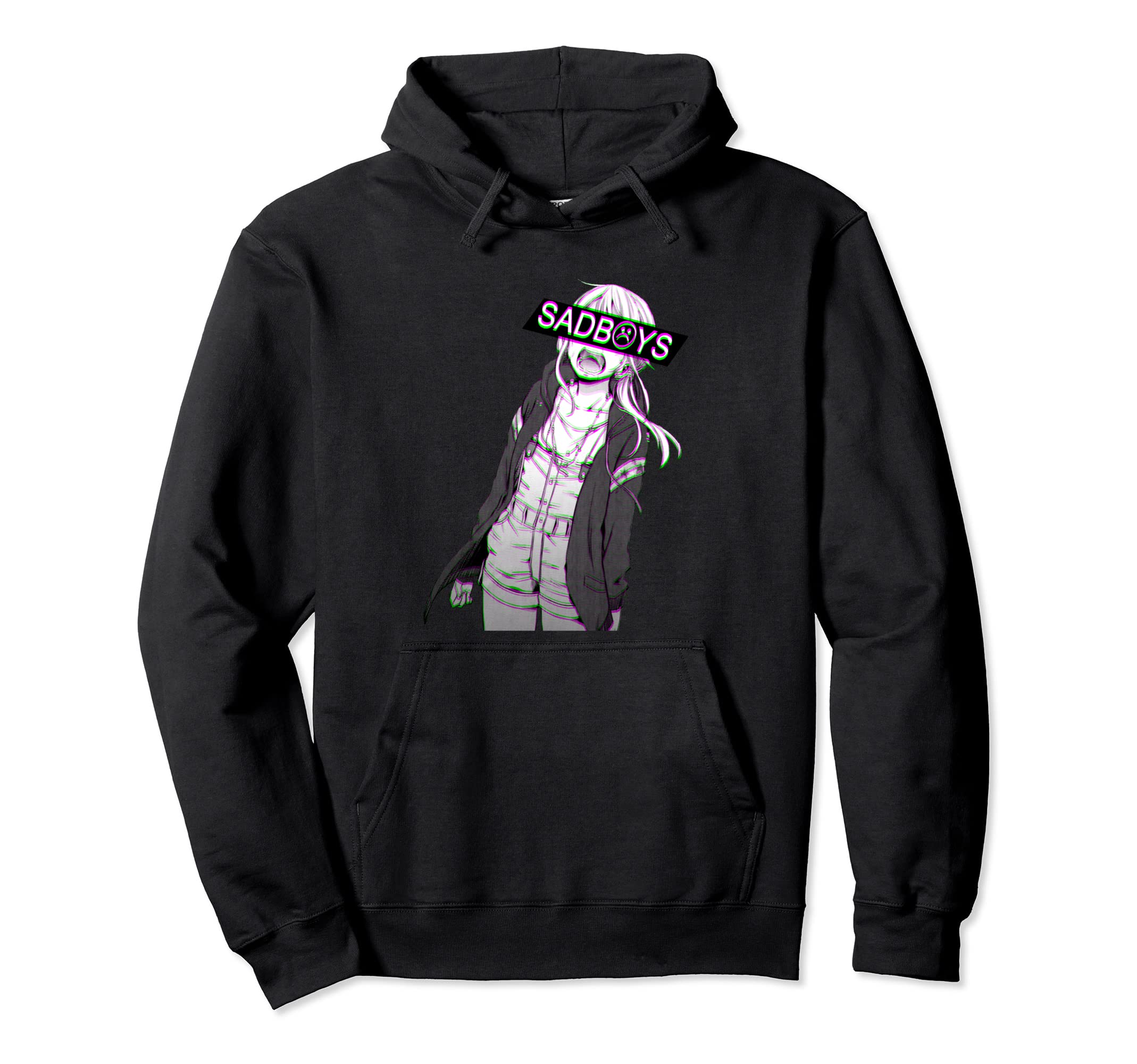 Vaporwave Sadboys Anime Waifu Sadboy Hoodie - Minimalist Print Unisex - T-Shirt, Sweatshirt, Hoodie