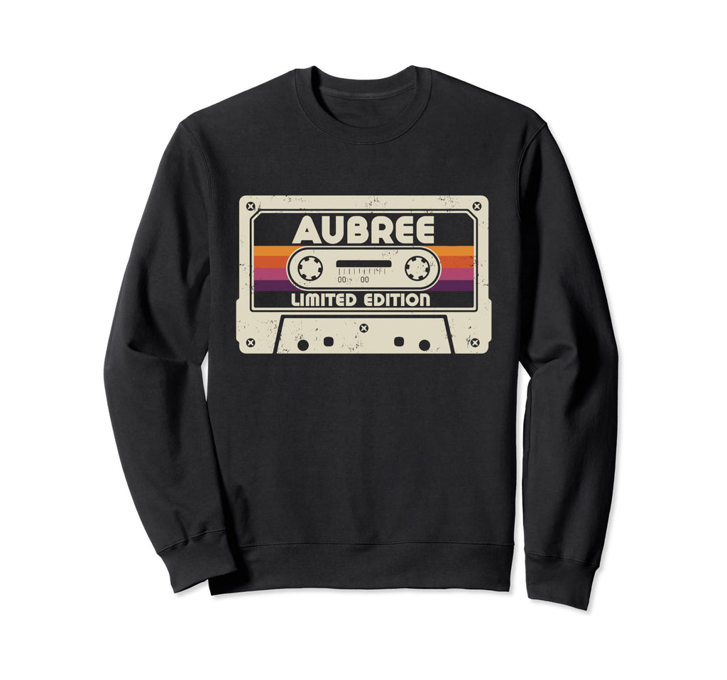 Aubree First Name Cassette Tape Sweatshirt - Aesthetic Graphic Men Women - T-Shirt, Sweatshirt, Hoodie