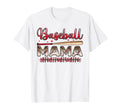 Baseball Mama Funny Leopard T-Shirt - Fun Novelty Design for Adults - T-Shirt, Sweatshirt, Hoodie
