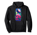 Vaporwave Skull Crow Halloween Hoodie - Custom Art Print Men Women - T-Shirt, Sweatshirt, Hoodie