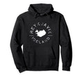 Reykjavik Iceland Distressed Hoodie - Aesthetic Graphic for Adults - T-Shirt, Sweatshirt, Hoodie