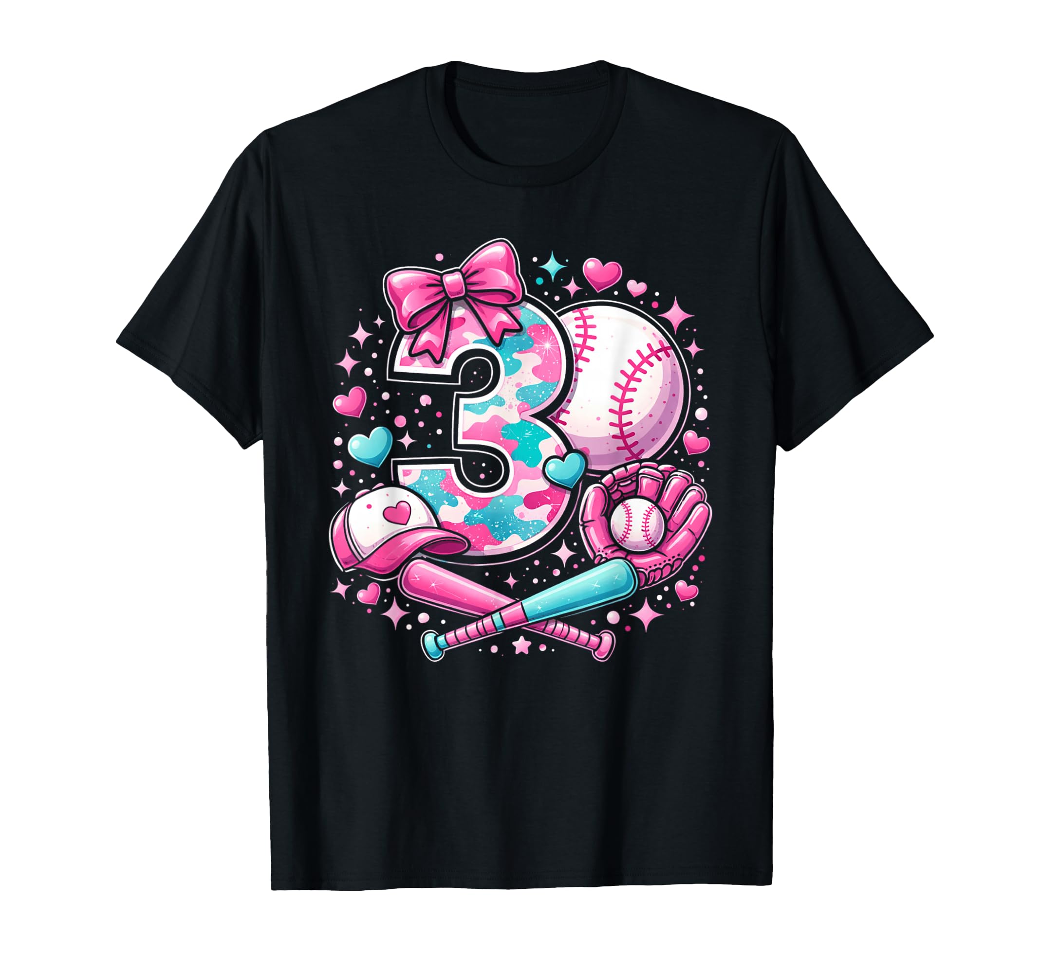 Baseball 3Rd Birthday Celebration T-Shirt - Aesthetic Graphic Unisex - T-Shirt, Sweatshirt, Hoodie