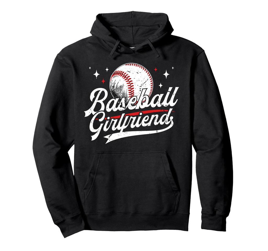 Baseball Girlfriend Proud Girlfriend Hoodie - Unique Graphic Unisex - T-Shirt, Sweatshirt, Hoodie