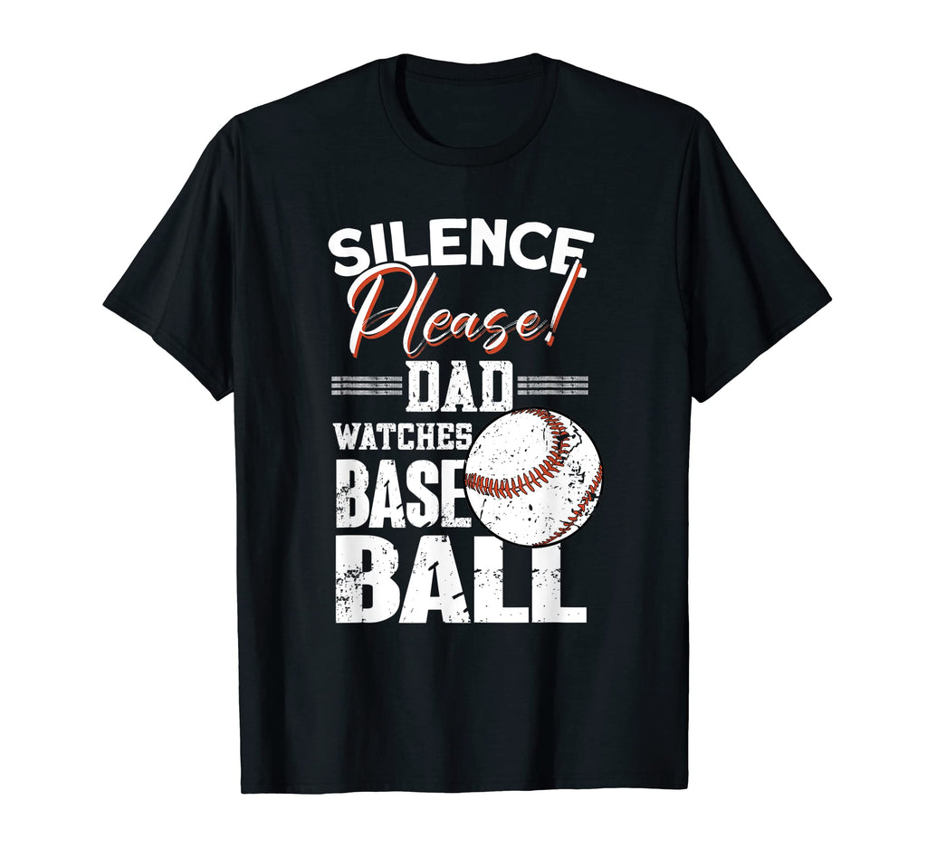 Mens Silence Please Dad Watches T-Shirt - Custom Art Print Men Women - T-Shirt, Sweatshirt, Hoodie