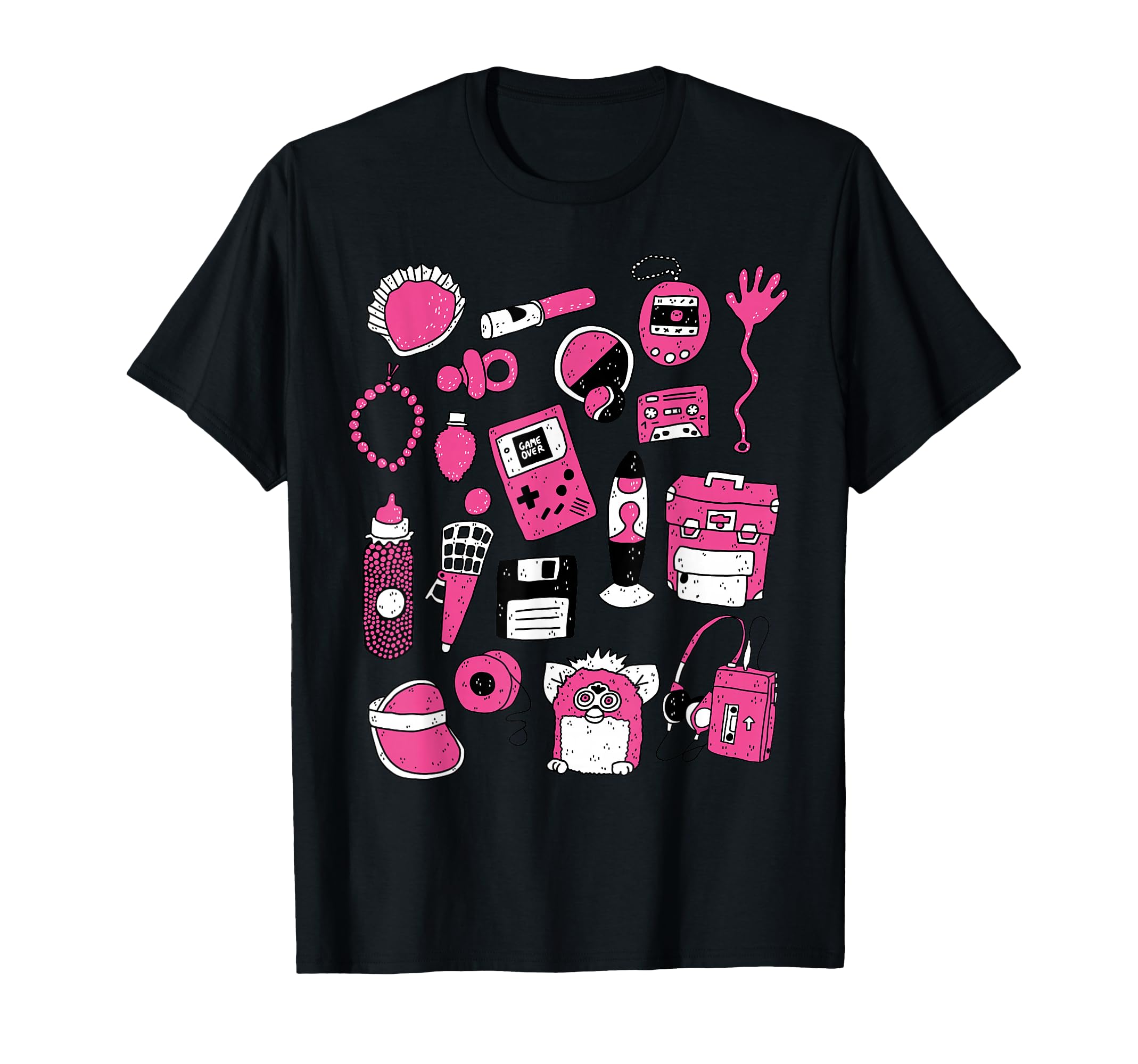 90S Bits And Bobs Nostalgic Memory T-Shirt - Custom Art Print Men Women - T-Shirt, Sweatshirt, Hoodie