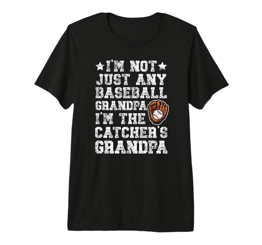 Mens Im Baseball Catcher Grandpa T-Shirt - Minimalist Print Men Women - T-Shirt, Sweatshirt, Hoodie