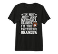 Mens Im Baseball Catcher Grandpa T-Shirt - Minimalist Print Men Women - T-Shirt, Sweatshirt, Hoodie