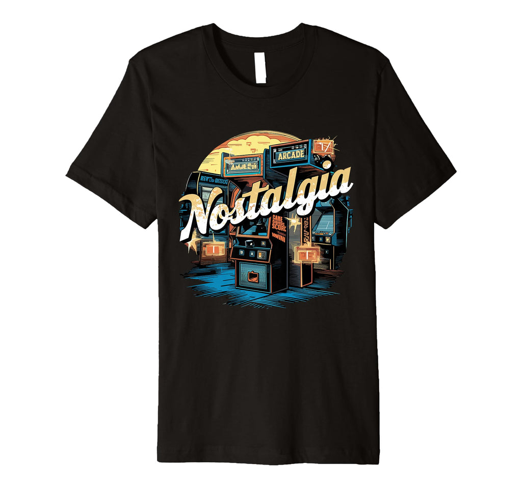 Arcade Gaming Video Game Nostalgi T-Shirt - Casual Everyday Wear Unisex - T-Shirt, Sweatshirt, Hoodie