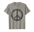 Distressed Peace Sign T-Shirt - Minimalist Print Unisex - T-Shirt, Sweatshirt, Hoodie