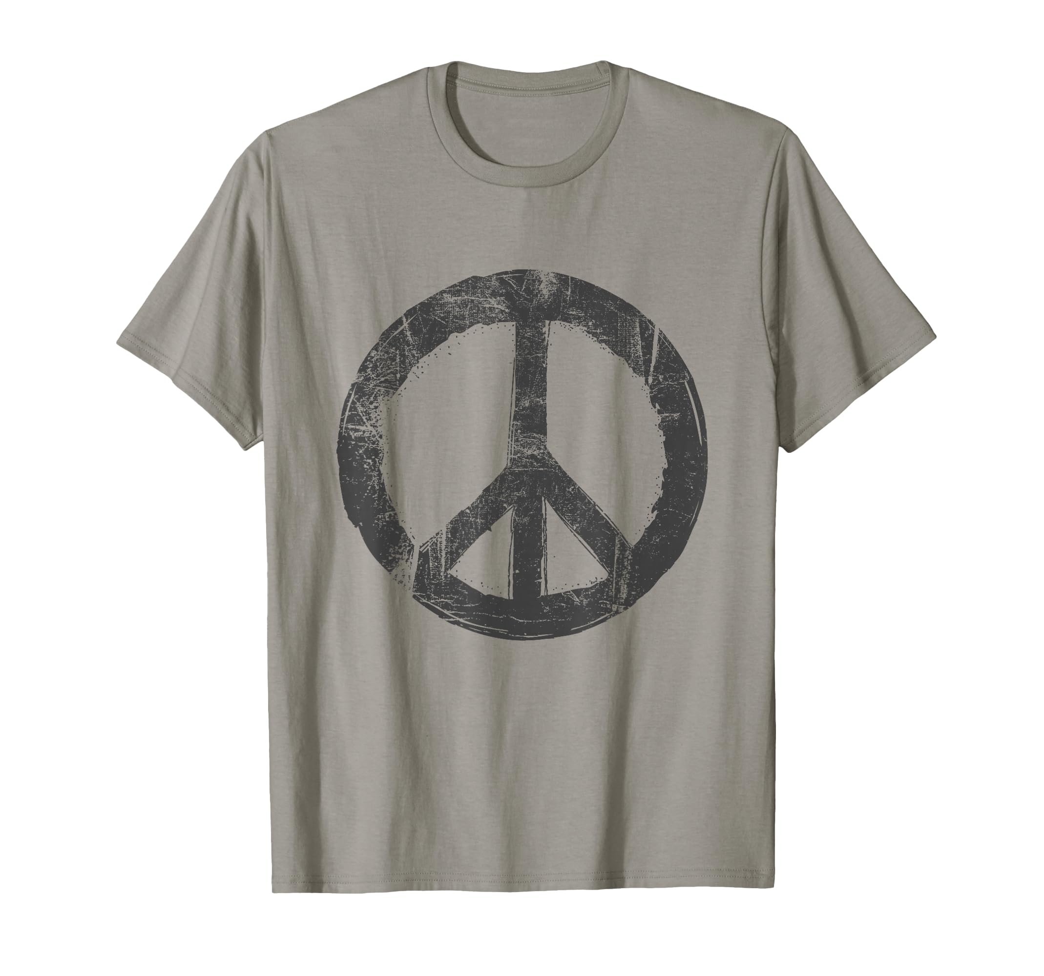 Distressed Peace Sign T-Shirt - Minimalist Print Unisex - T-Shirt, Sweatshirt, Hoodie