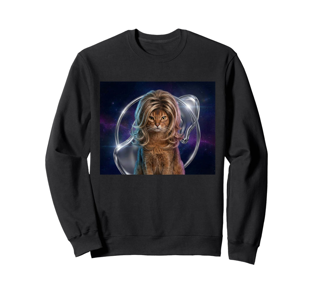 90S Rachel Hairstyle Abyssinian Cat Sweatshirt - Trendy Graphic Unisex - T-Shirt, Sweatshirt, Hoodie