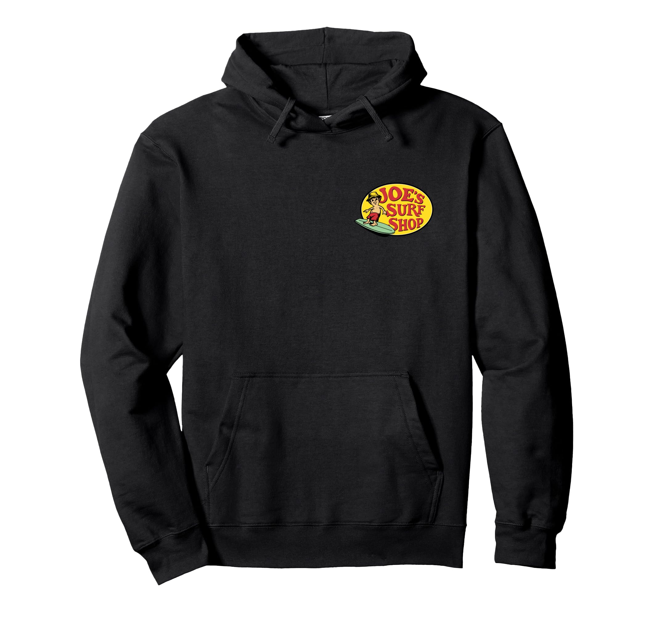Joes Surf Shop Surfer Logo Hoodie - Novelty Apparel Men Women - T-Shirt, Sweatshirt, Hoodie