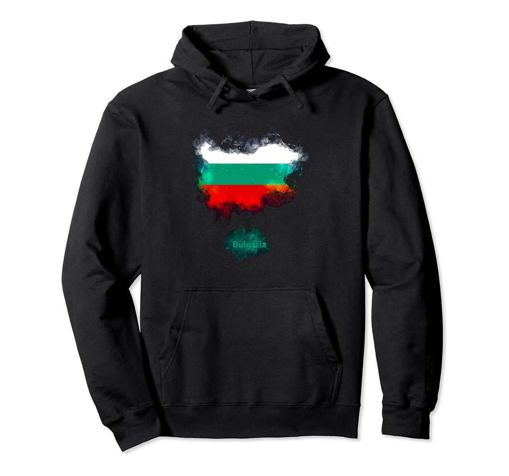 Bulgaria Flag Distressed Bulgaria Map Hoodie - Trendy Graphic for Adults - T-Shirt, Sweatshirt, Hoodie