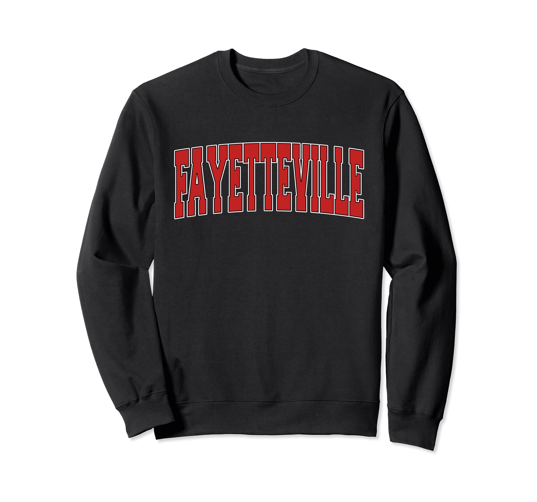 Fayetteville Ar Arkansas Varsity Usa Sweatshirt - Novelty Apparel Unisex - T-Shirt, Sweatshirt, Hoodie