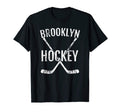Brooklyn New York Hockey Distressed T-Shirt - Novelty Apparel Men Women - T-Shirt, Sweatshirt, Hoodie