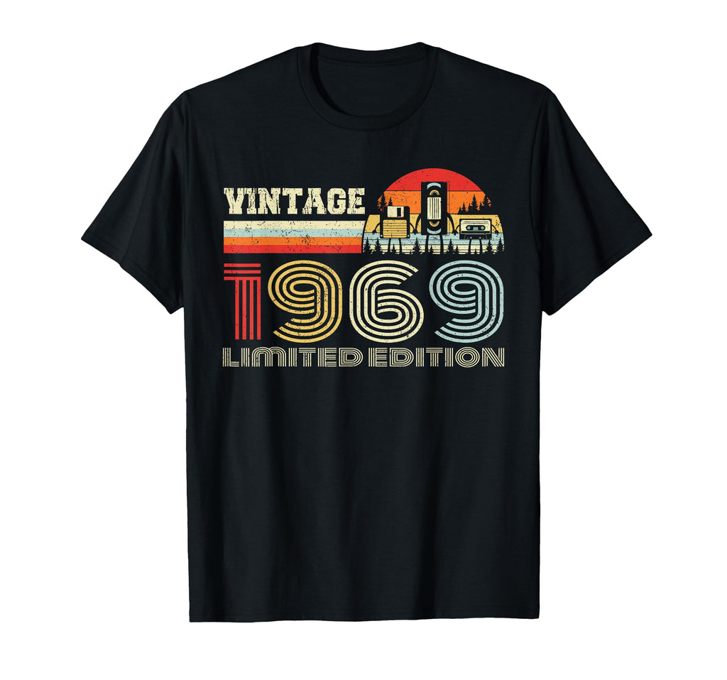 1969 Birthday 1969 Cassette Tape T-Shirt - Custom Art Print for Adults - T-Shirt, Sweatshirt, Hoodie