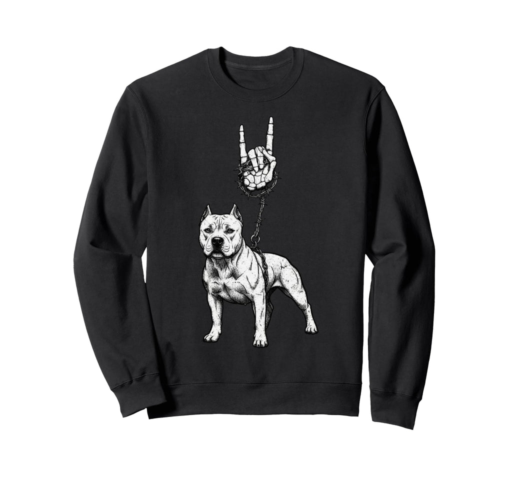 Pitbull Dog Breeder 90S Alt Metal Sweatshirt - Aesthetic Graphic Unisex - T-Shirt, Sweatshirt, Hoodie