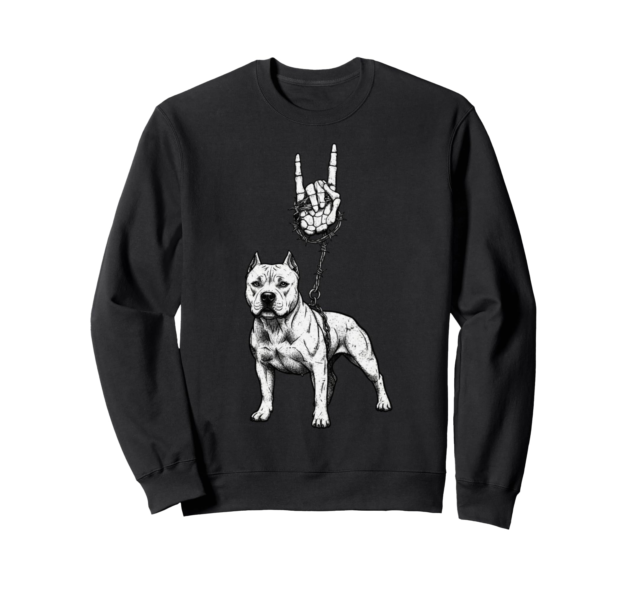 Pitbull Dog Breeder 90S Alt Metal Sweatshirt - Aesthetic Graphic Unisex - T-Shirt, Sweatshirt, Hoodie
